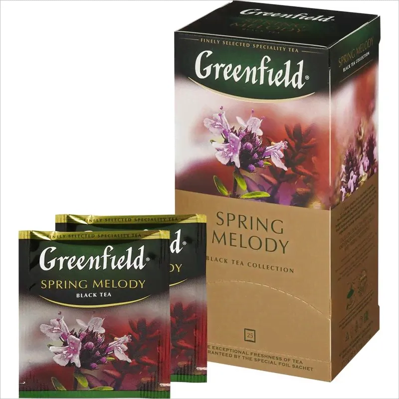 Чай Greenfield Spring Melody, с чабрецом, 25 пак.-0
