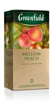 Чай зеленый Greenfield Mellow Peach в пакетиках, 25 пак.
