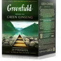 Чай Greenfield Ginseng зелёный в пирамидках, 20х1.8г