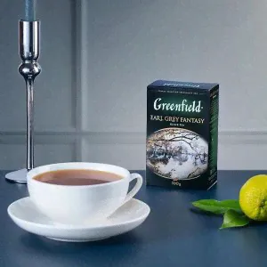 Черный чай листовой Greenfield Earl Grey Fantasy, 100 г
