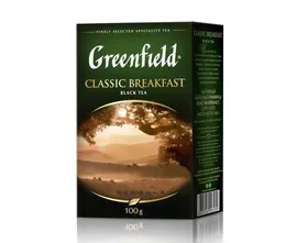 Чай черный листовой Classic Breakfast, 100 г, Greenfield