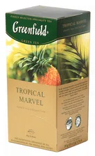 Чай Greenfield Tropical Marvel зелёный в пакетиках, 25x2г