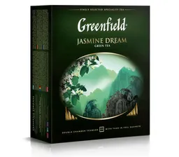 Чай GREENFIELD Зелёный жасмин (Jasmine Dream) 100 пак.