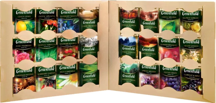 Подарочный набор Greenfield Premium Tea Collecton 24вида 96шт-1