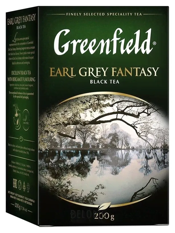 Greenfield Чай Greenfield Earl Grey Fantasy черный листовой, 200г 0794-10-4