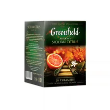 Чай Greenfield Sicilian Citrus черный 20 пир.*1,8 гр