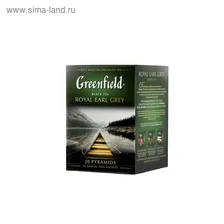 Чай Greenfield Роял Эрл Грей(2гх20п)чай пирам.черн.с доб.