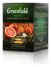 Greenfield Чай Greenfield черный Sicilian Citrus, 20шт/1уп 1158-08