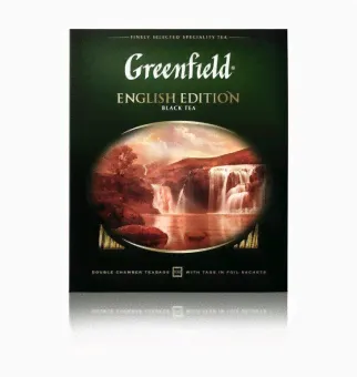 Чай черный Greenfield English Edition, 100 пак.