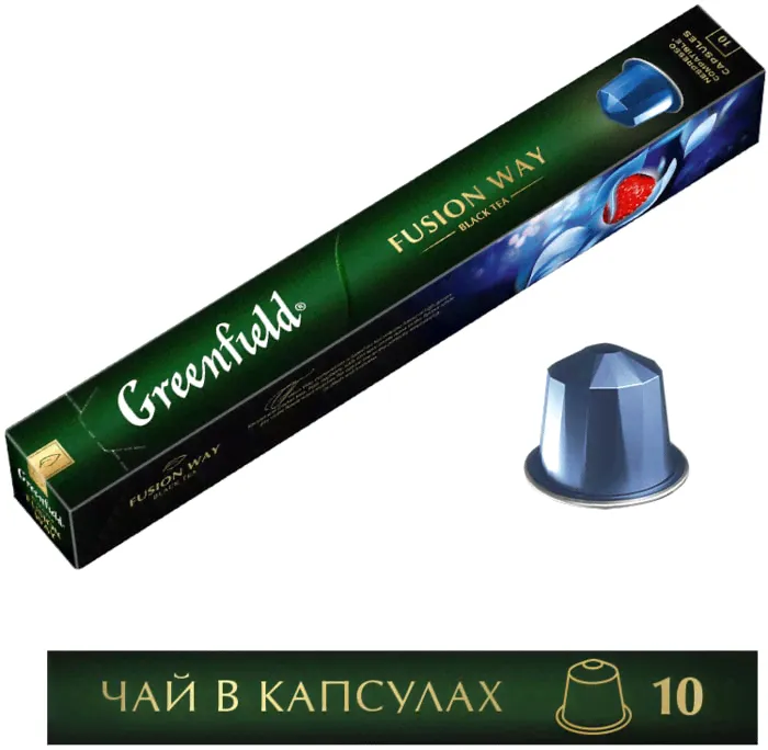 Чай черный в капсулах Greenfield Fusion Way 10шт