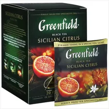 Чай Greenfield Sicilian Citrus, черный 20 пак.