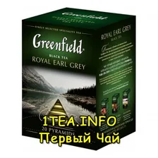 Greenfield Royal Earl Grey ГРИНФИЛД Роял Эрл Грей черный в пирамидках с добавками 20 пакетиков
