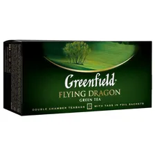 Чай Greenfield "Flying Dragon", зеленый, 25 фольг. пакетиков по 2г (арт. 159080)
