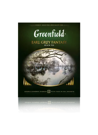 Greenfield Чай черный Earl Grey Fantasy, 100x2г оптом-0