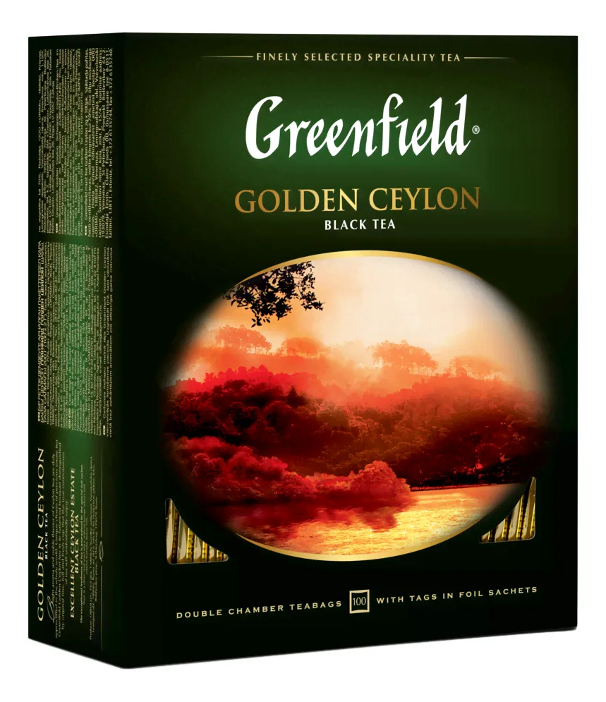 Чай Greenfield Golden Ceylon черный (2г х 100шт), 200г-0