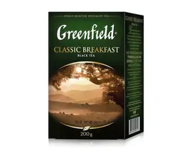 Чай черный листовой Greenfield Classic Breakfast, 200 г (Гринфилд)