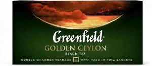 Черный чай в пакетиках Greenfield Golden Ceylon, 25 шт-0