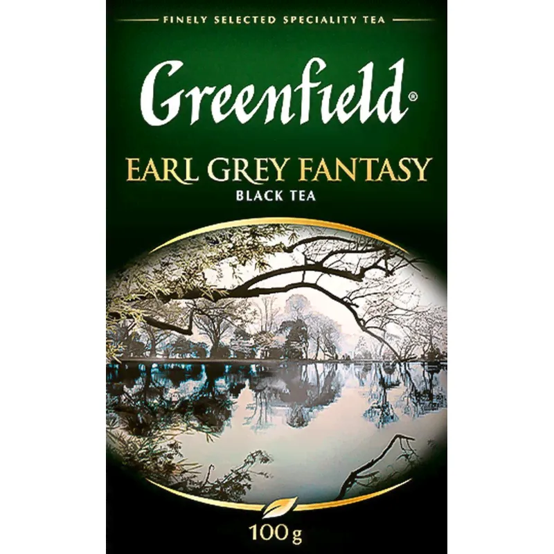 Чай листовой черный Greenfield Earl Grey Fantasy 100 г (бергамот)-0