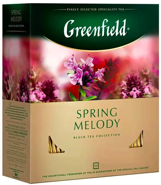 Черный чай Greenfield Spring Melody, 100 пак.