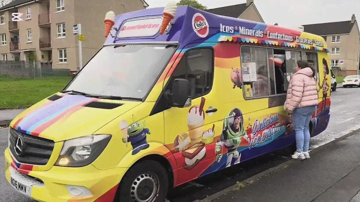 Greenfield ices ice cream van