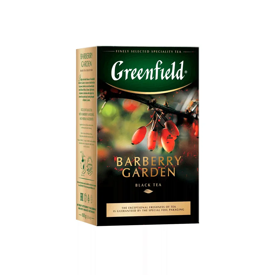 Чай Greenfield Barberry Garden черный 100 гр