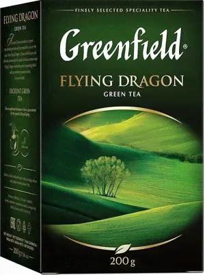 Зеленый чай листовой Greenfield Flying Dragon, 200 г-1
