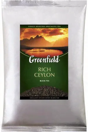 Черный чай листовой Greenfield Rich Ceylon, 250 г