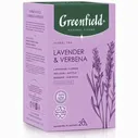 Чай Greenfield NATURAL TISANE Lavender &amp; Verbena, травяной/цветочный, 20 пак/упак, пирамидки