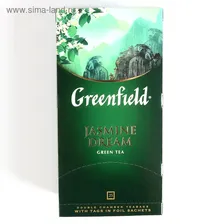 Чай зеленый Greenfield Jasmine Dream, жасмин, 25 пакетиков*2 г