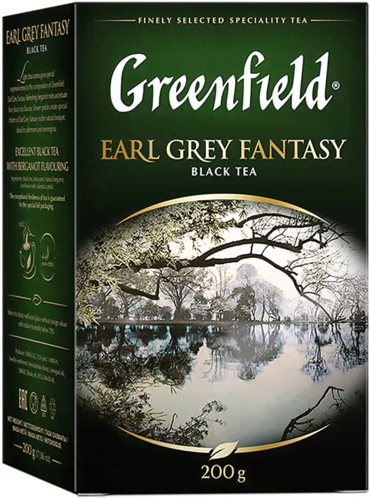 Чай черный Greenfield Earl Grey Fantasy 200г-0