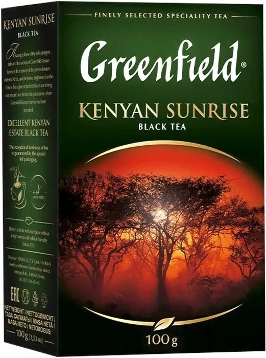 Черный чай листовой Greenfield Kenyan Sunrise, 100 г-2