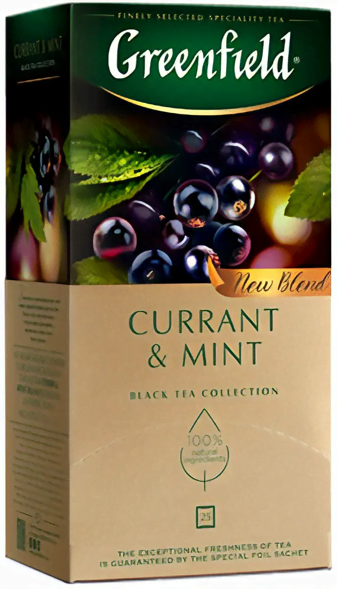 Greenfield Greenfield Currant & Mint (1,8гх25п) чай пак.черн.с доб.-0