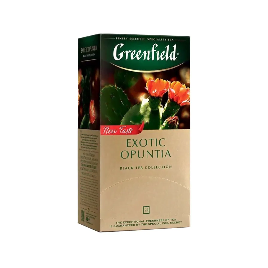 Чай Greenfield Exotic opuntia черный 25 пак.*2 гр