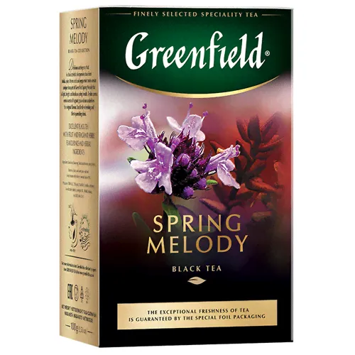 Чай черный листовой Spring Melody Greenfield 100 гр