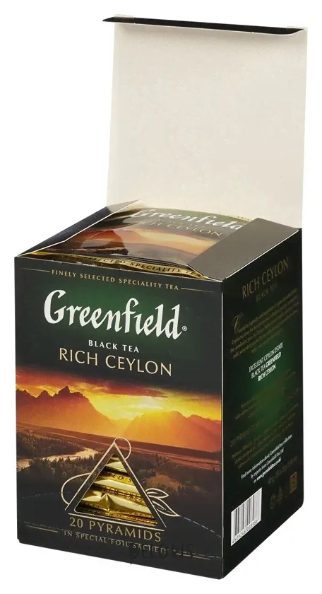 Greenfield Чай Greenfield Rich Ceylon черн. пирамидки фольгир. 20 пак/уп 0898-08-0