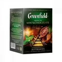 Чай Greenfield "Mint & Chocolate", черный с добавками, 20 пирамидок