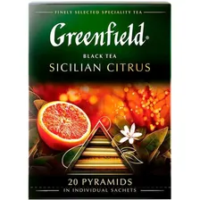 Чай Greenfield черный Sicilian Citrus, 20шт/1уп 1158-08