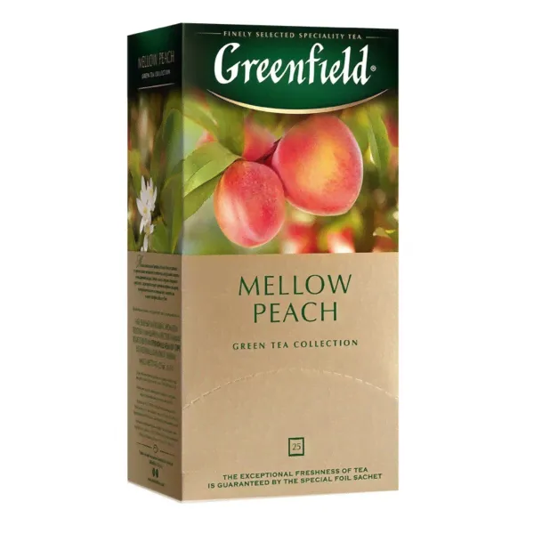 Чай зеленый Greenfield Mellow Peach 25 пакетиков-0