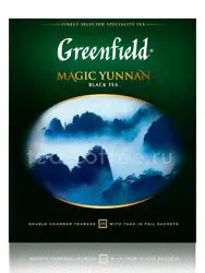Чай Greenfield Magic Yunnan черный в пакетиках 100 шт-0
