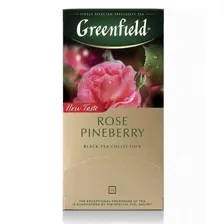 Чай черный Greenfield Rose Pineberry 25 пакетиков