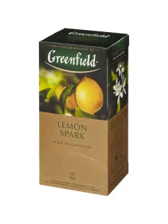 Чай Greenfield Lemon Spark черный 25пак GREENFIELD