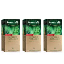 Чай зеленый оолонг Greenfield Tropical Tarragon 25 пакетиков 3 штуки