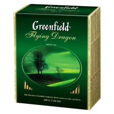 Чай Greenfield Flying Dragon 100 пак. 200 г.