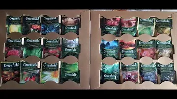 Тирлист чаёв из набора Greenfield.