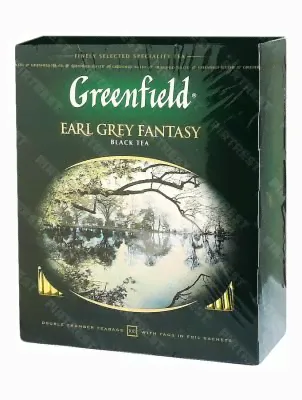 Чай Greenfield Earl Grey Fantasy черный в пакетиках 100 шт.-0