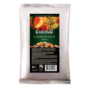 Чай Greenfield Caribbean Fruit (Карибиан Фрут), травяной, листовой, 250 г