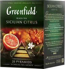 Чай черный Greenfield Sicilian Citrus Forest пирамидки, 20 пакетиков