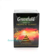 Чай Greenfield Tropical Sunset 20 пирамидок