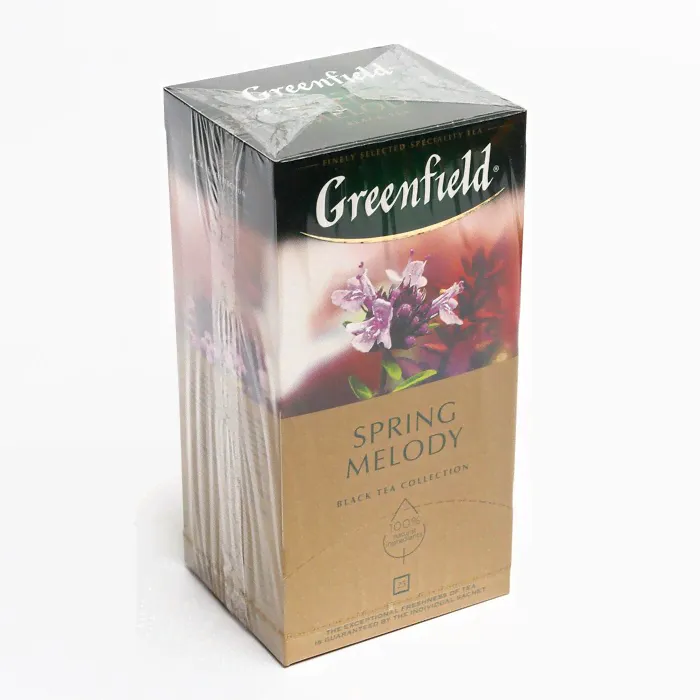 Чай черный GREENFIELD 25п*1,5г/Spring Melody/с чабрецом/Орими Трейд