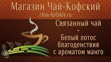 Связанный чай Белый лотос благоденствия с ароматом манго [Chay-Kofskiy.ru]
